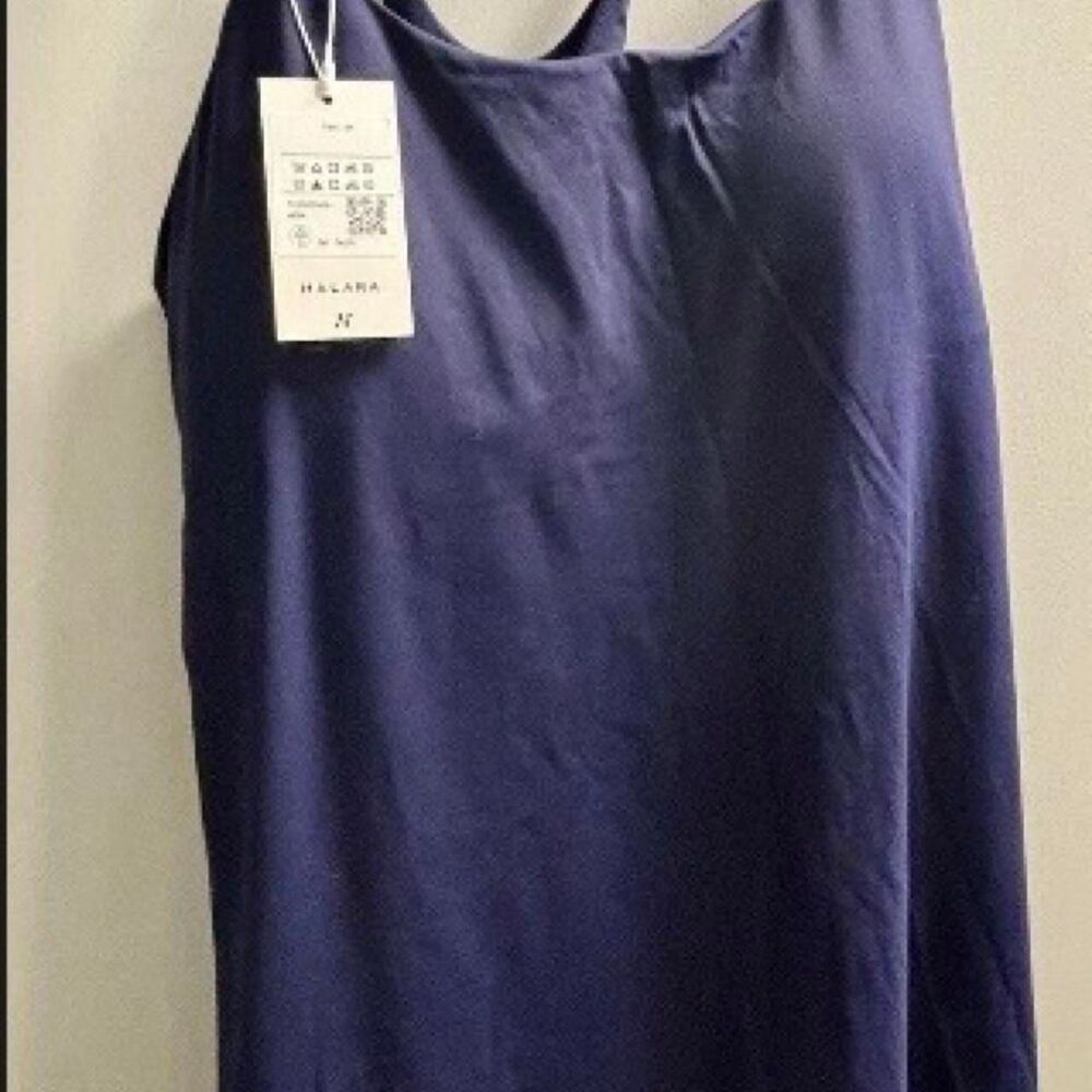 Halara Women's Navy and Purple Dress